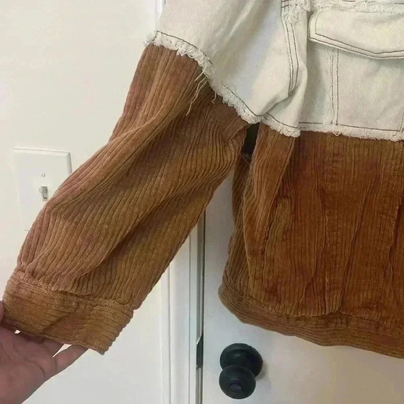 12th Tribe/Vici Dolls Corduroy Camo Jacket Large - Picture 2 of 7